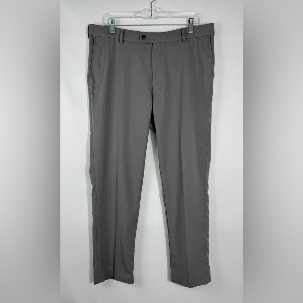 PETER MILLAR Charlotte Performance Trouser Pants Gray 35x30 (29.5”) - Picture 2 of 16